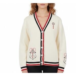 Vintage Haymaker Tennis Cardigan Sz L